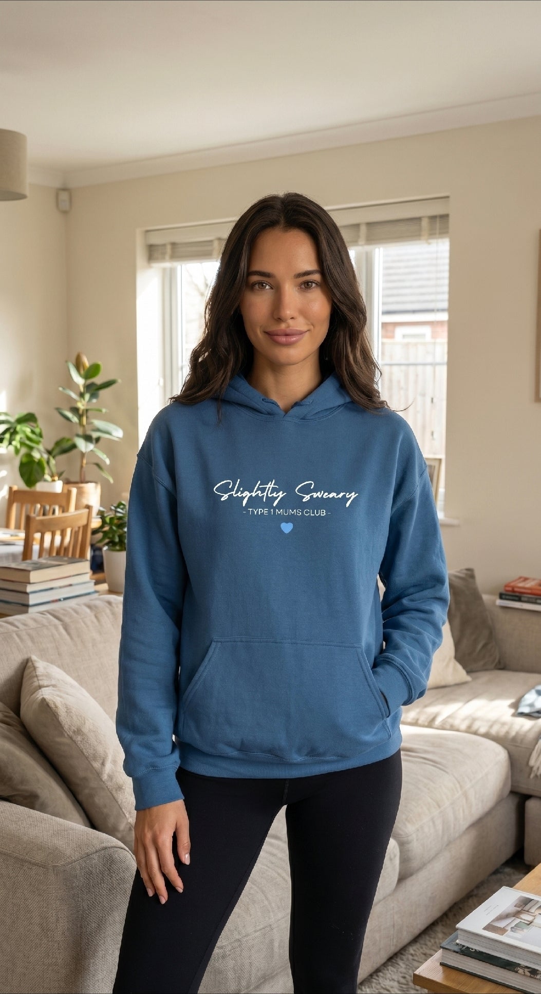 Type 1 Mums Club Hoodie – Slightly Sweary Statement Edition