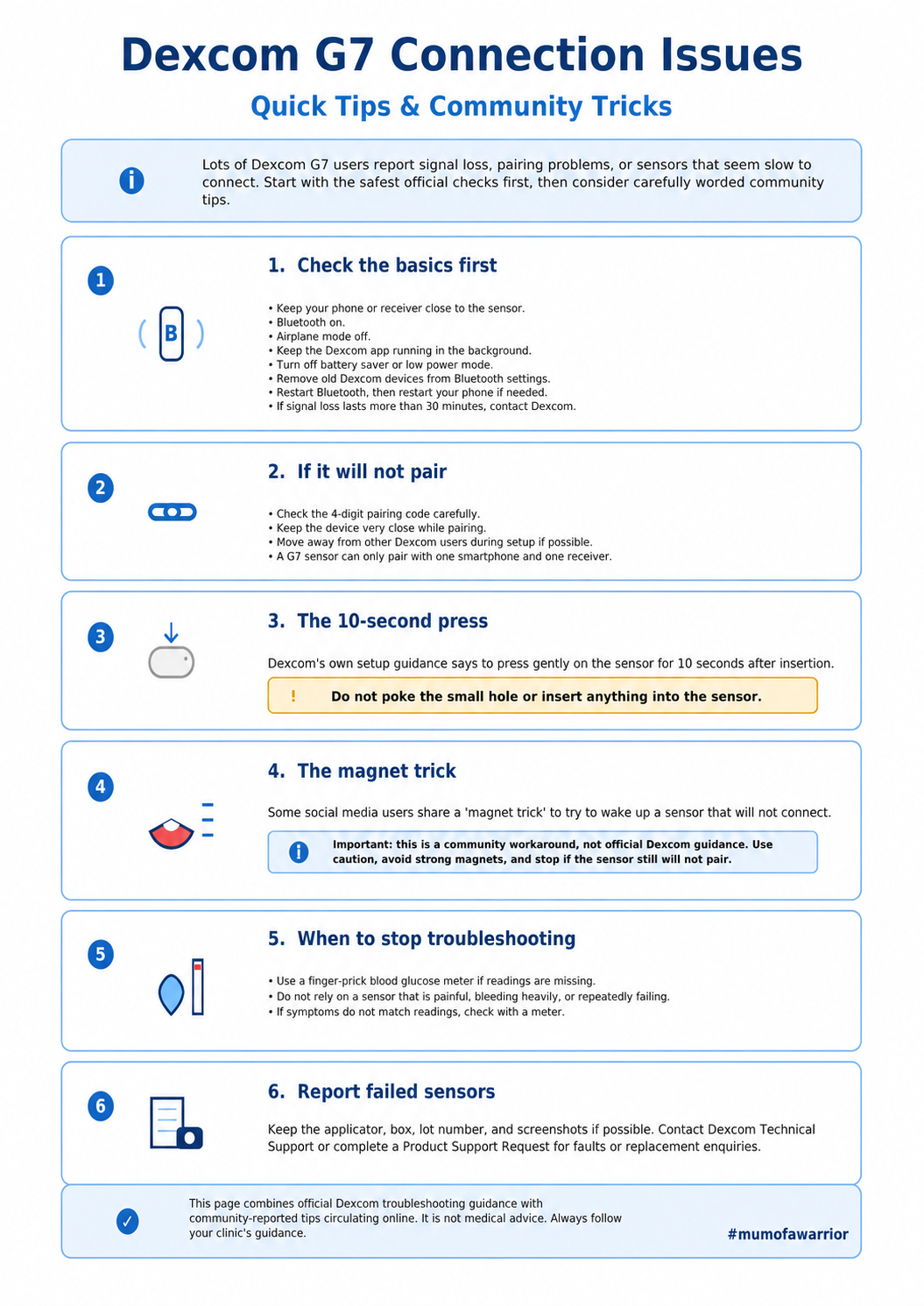 Free Dexcom G7 Connection Tips PDF