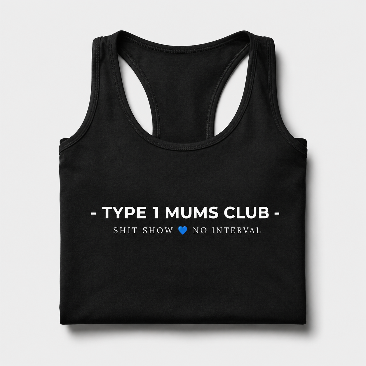 Type 1 Mums Club Racerback Tank – No Interval Edition